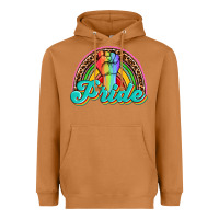 Meerkat pride rainbow Heavyweight Hoodie - OliviaCreatesArt
