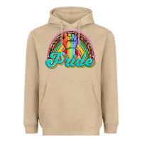 Mushroom pride rainbow Heavyweight Hoodie - OliviaCreatesArt