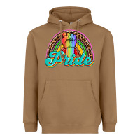 Toasted Coconut pride rainbow Heavyweight Hoodie - OliviaCreatesArt