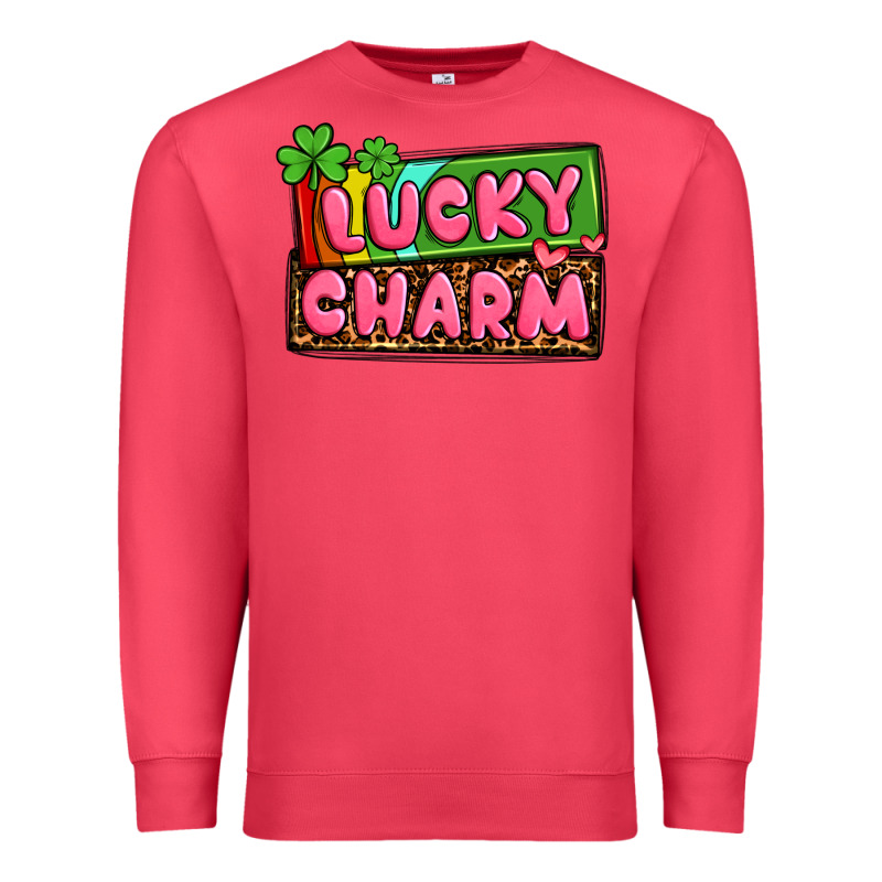 St. Patrick's Lucky Charm Premium Sweatshirt by OliviaCreatesArt | Teevron