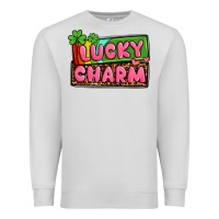 Dove Grey St. Patrick's lucky charm Premium Sweatshirt - OliviaCreatesArt