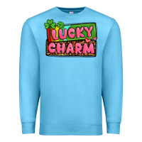 Ocean Blue St. Patrick's lucky charm Premium Sweatshirt - OliviaCreatesArt