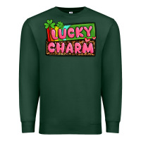 Sports Green St. Patrick's lucky charm Premium Sweatshirt - OliviaCreatesArt