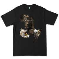 Black White Headed Eagle Premium Tee - LillyAllenDesigns