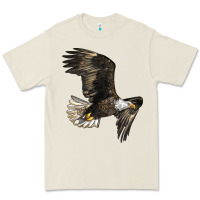 Bone White Headed Eagle Premium Tee - LillyAllenDesigns