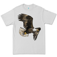 Dove Grey White Headed Eagle Premium Tee - LillyAllenDesigns