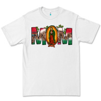 Mexican Flag Our Lady Of Guadalupe Mom Leopard Premium Tee | Teevron
