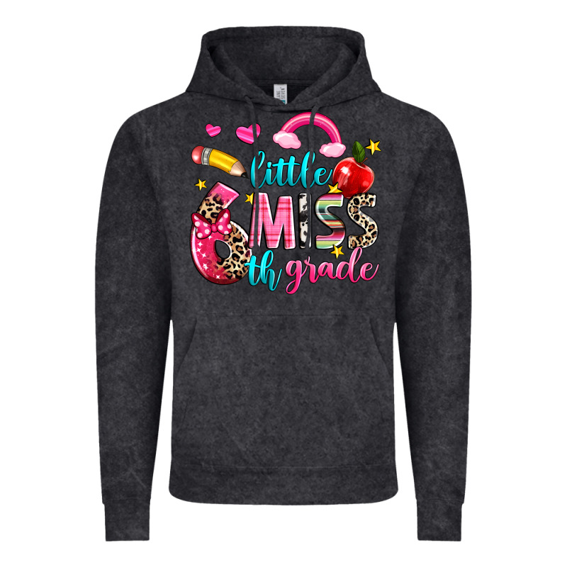 Little Miss Sixth Grade Vintage Hoodie by NancyCooperArtShop | Teevron