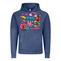 Vintage Denim little miss sixth grade Vintage Hoodie - NancyCooperArtShop