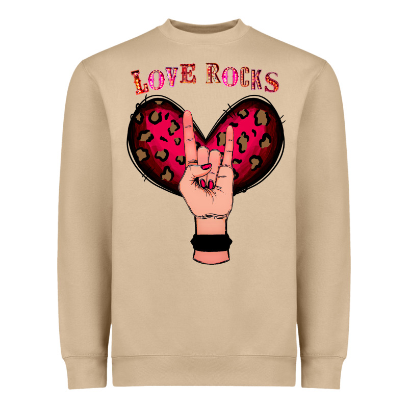 Love Rocks Heavyweight Sweatshirt by Bettercallsaul | Teevron