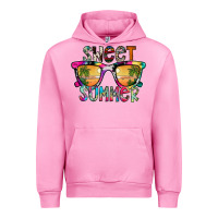 Fuchsia Pink Sweet Summer Urban Hoodie - CowhideDigitalArt