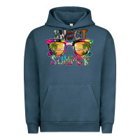 Pigment Midnight Navy Sweet Summer Urban Hoodie - CowhideDigitalArt