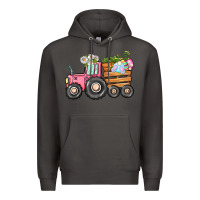 Smoke Easter bunny tractor Premium Hoodie - CowGirlArtShop