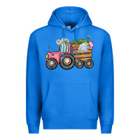 True Royal Easter bunny tractor Premium Hoodie - CowGirlArtShop
