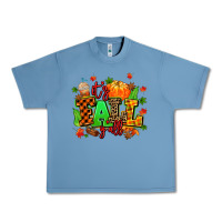 Pebble Blue its fall yall Urban Heavy Tee - MaliasSmallBusiness