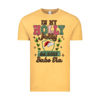 Vintage Mustard in my holly jolly babe era Vintage Tee - MaliasSmallBusiness