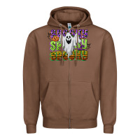 Chestnut spooky spooky spooky Zipper Hoodie - CowGirlArtShop