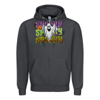 Spooky Spooky Spooky Zipper Hoodie | Teevron