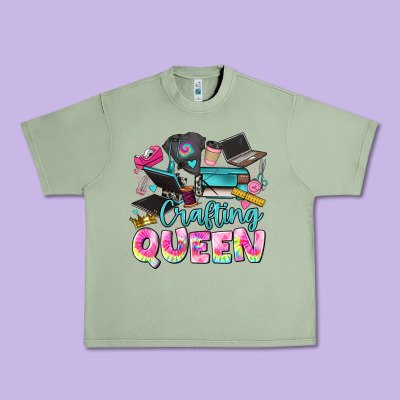 Crafting Queen Urban Heavy Tee Designed By Jahusdesignshop