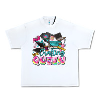 White crafting queen Urban Heavy Tee - JahusDesignShop