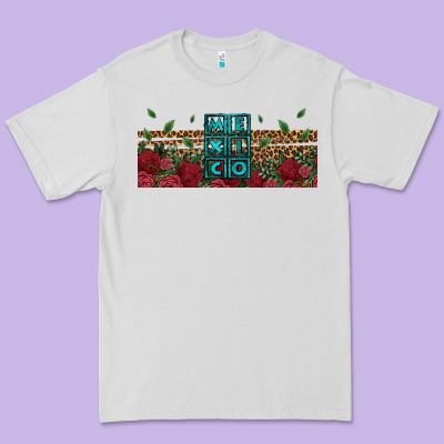 Mexico With Roses Premium Tee Designed By Jasminsmagicworld