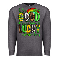 Charcoal Heather St. Patrick's It's a good day to have a lucky day Premium Sweatshirt - OliviaCreatesArt