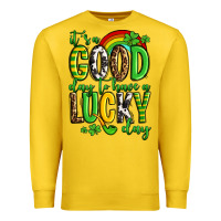 Lemon St. Patrick's It's a good day to have a lucky day Premium Sweatshirt - OliviaCreatesArt