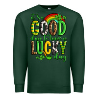 Sports Green St. Patrick's It's a good day to have a lucky day Premium Sweatshirt - OliviaCreatesArt