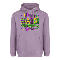 Lavender happy mardi gras alligator olivia Heavyweight Hoodie - OliviaCreatesArt