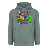Sage happy mardi gras alligator olivia Heavyweight Hoodie - OliviaCreatesArt