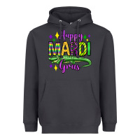 Smoke happy mardi gras alligator olivia Heavyweight Hoodie - OliviaCreatesArt