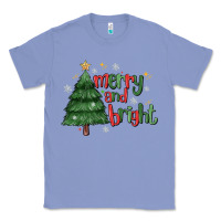 Colony Blue Merry And Bright Classic Tee - MaliasSmallBusiness