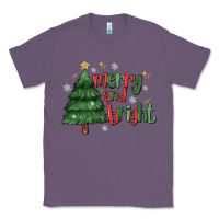 Lavender Merry And Bright Classic Tee - MaliasSmallBusiness
