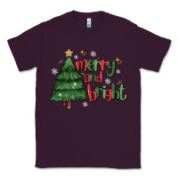 Plum Merry And Bright Classic Tee - MaliasSmallBusiness