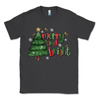 Smoke Merry And Bright Classic Tee - MaliasSmallBusiness