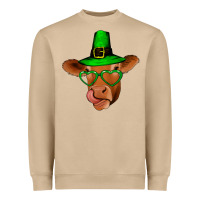 Mushroom St Patricks Day Cow Heavyweight Sweatshirt - Bettercallsaul