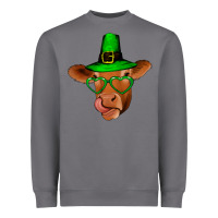 Storm St Patricks Day Cow Heavyweight Sweatshirt - Bettercallsaul
