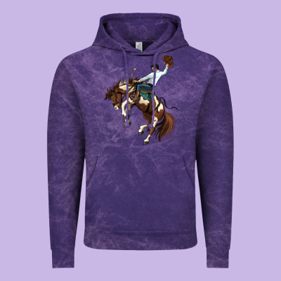 American Paint Horse Rodeo Cowboy Vintage Hoodie Designed By Maliassmallbusiness