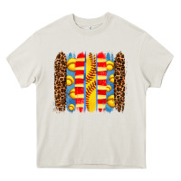 Cream softball  brushstrokes Heavy Core Tee - AdoDesignShop