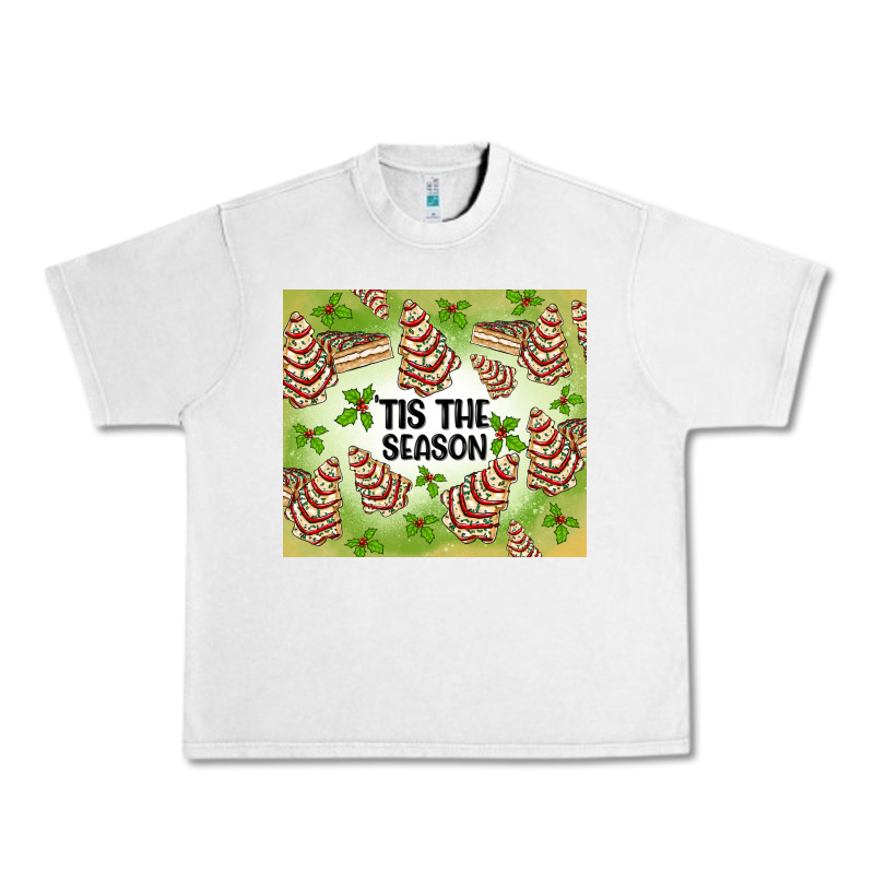 Tis The Season Christmas Tree Cake Urban Heavy Tee by MaliasSmallBusiness | Teevron