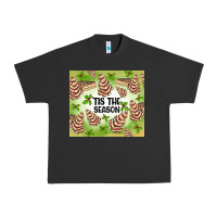 Pigment Black tis the season christmas tree cake Urban Heavy Tee - MaliasSmallBusiness