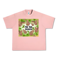 Salmon tis the season christmas tree cake Urban Heavy Tee - MaliasSmallBusiness