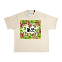 Sandshell tis the season christmas tree cake Urban Heavy Tee - MaliasSmallBusiness