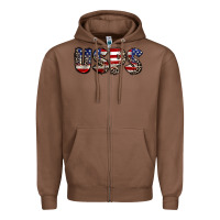 Chestnut usps 4th of july Zipper Hoodie - CowGirlArtShop