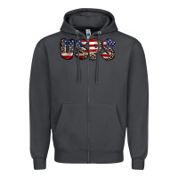 Smoke usps 4th of july Zipper Hoodie - CowGirlArtShop