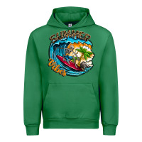 Emerald Summer Vibes Urban Hoodie - CowhideDigitalArt