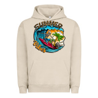 Pigment French Oak Summer Vibes Urban Hoodie - CowhideDigitalArt