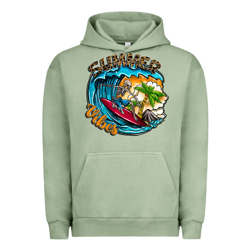 Summer Vibes Urban Hoodie by CowhideDigitalArt | Teevron