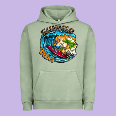 Summer Vibes Urban Hoodie Designed By Cowhidedigitalart