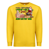 Lemon torn between lookin like a snack and eatin one Premium Sweatshirt - FaDigitalArtStudio